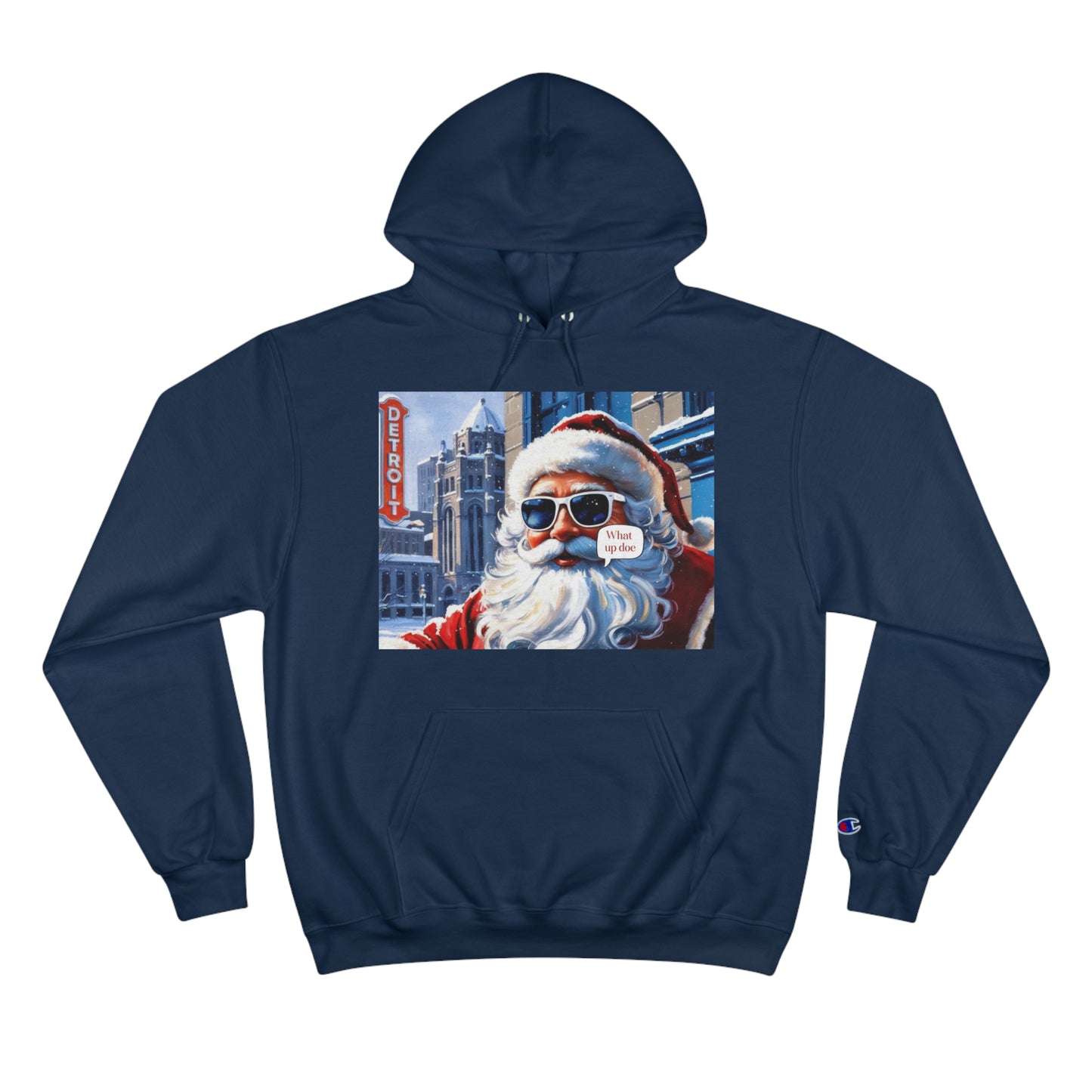 Motor City Santa Champion Hoodie