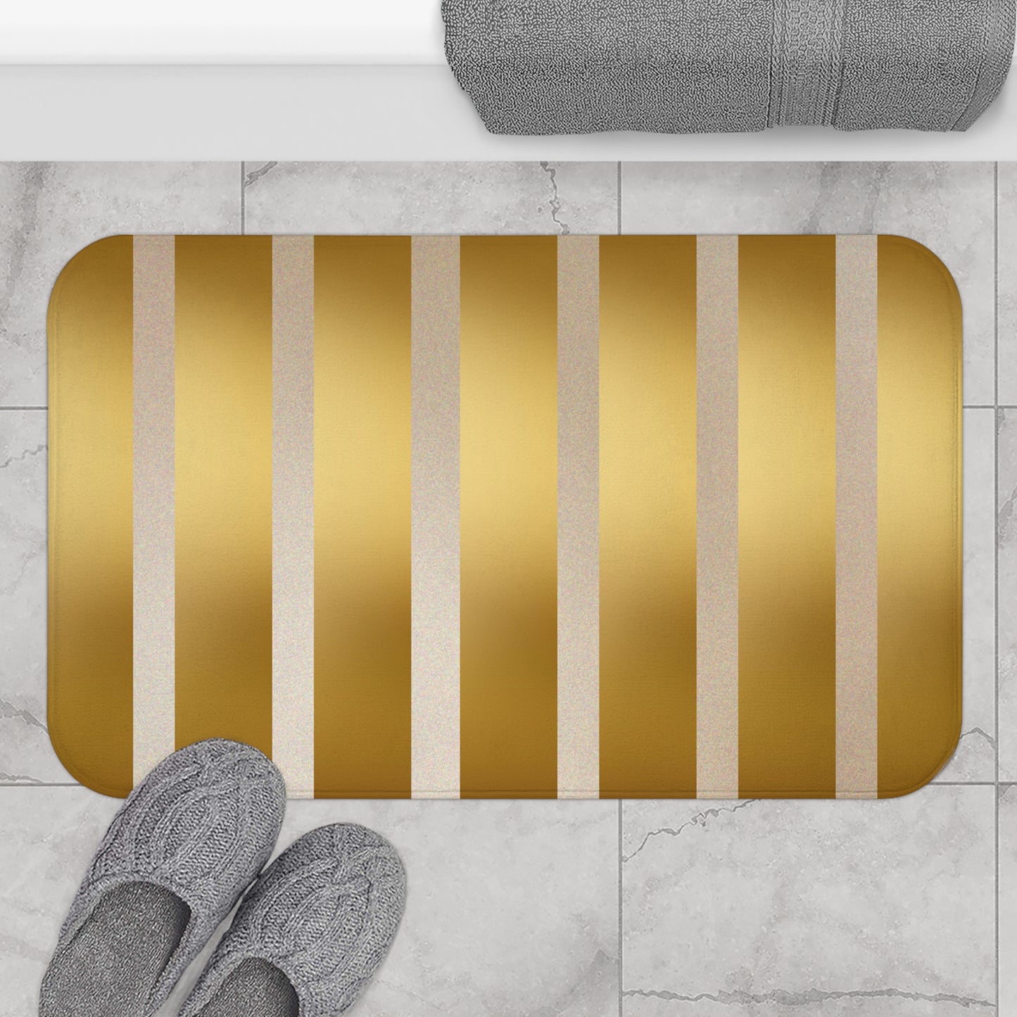 Golden Horizon Bath Mat