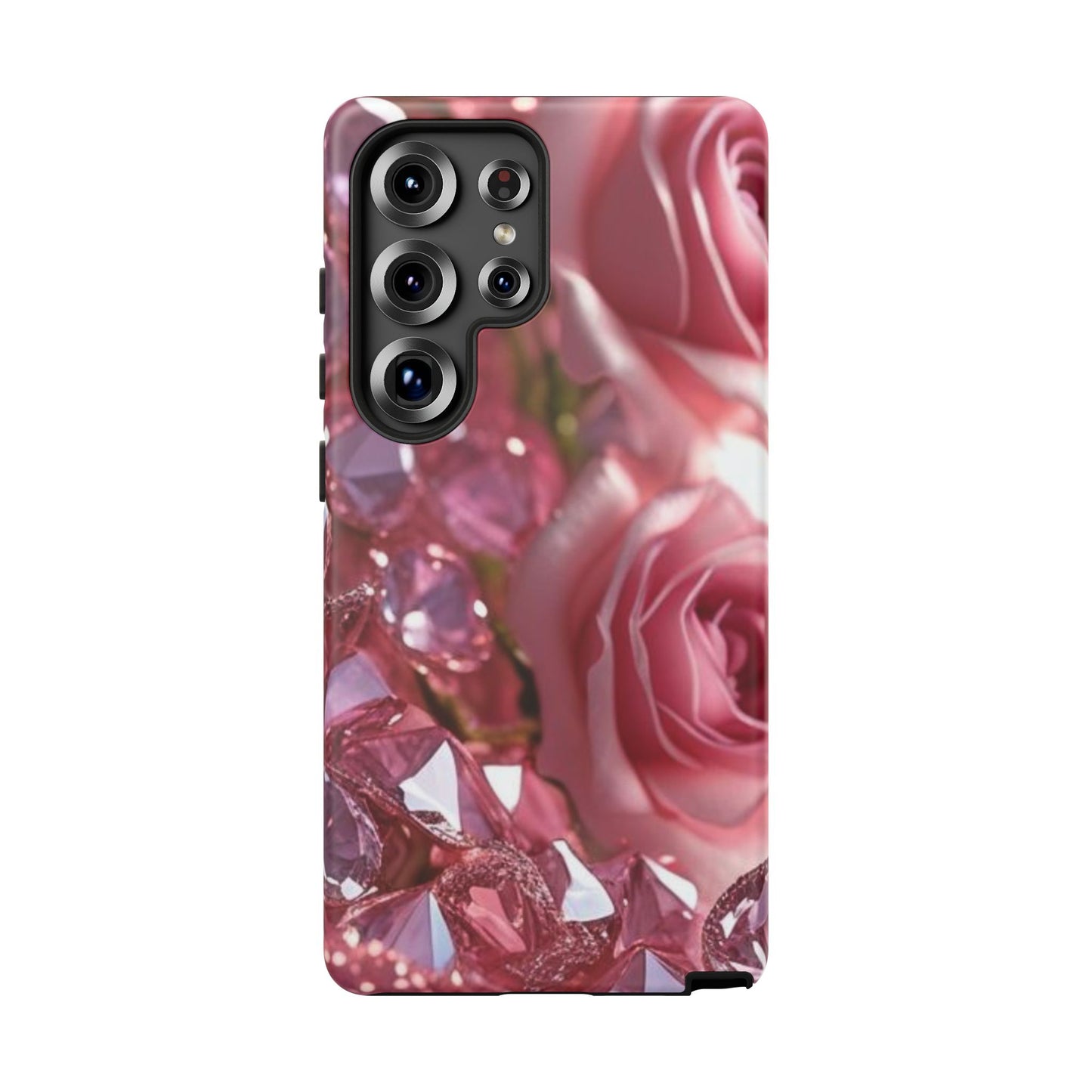 Pink Diamonds & Petals Tough Cases