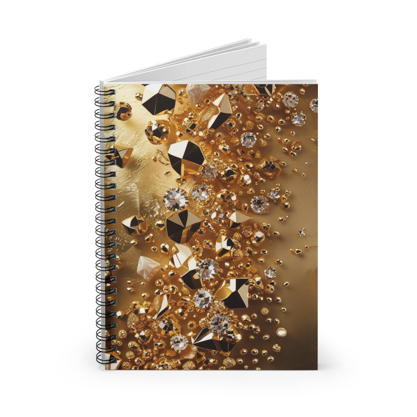 Golden Rush Spiral Notebook - Ruled Line