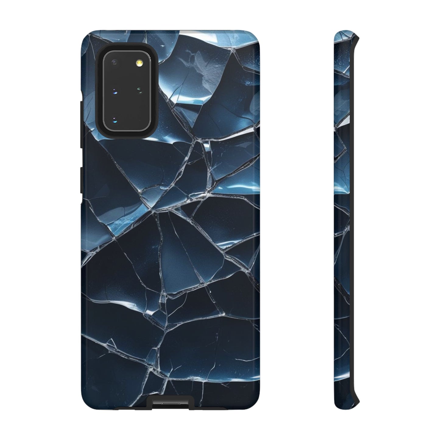 Crack'd (Dark Blue) Tough Cases