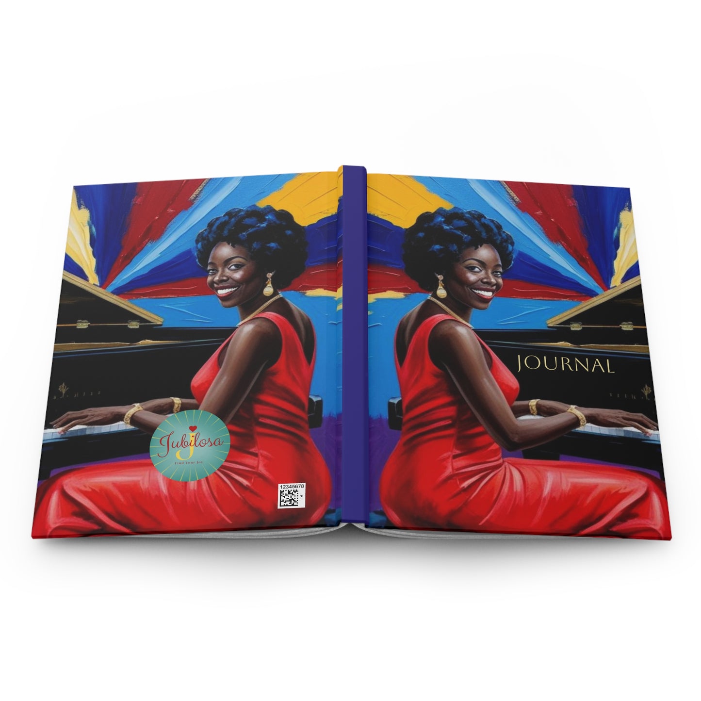Jazz Serenade Hardcover Journal Matte