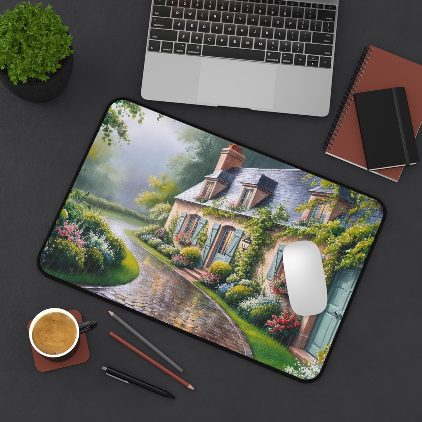 Cozy Day In Desk Mat