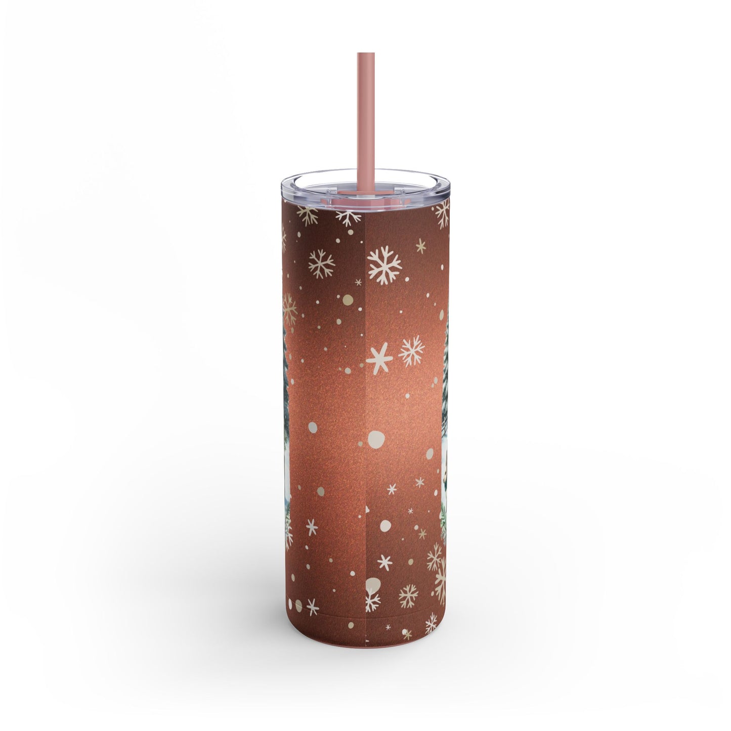 Merry Christmas 2 Maars Maker Skinny Matte Tumbler, 20oz