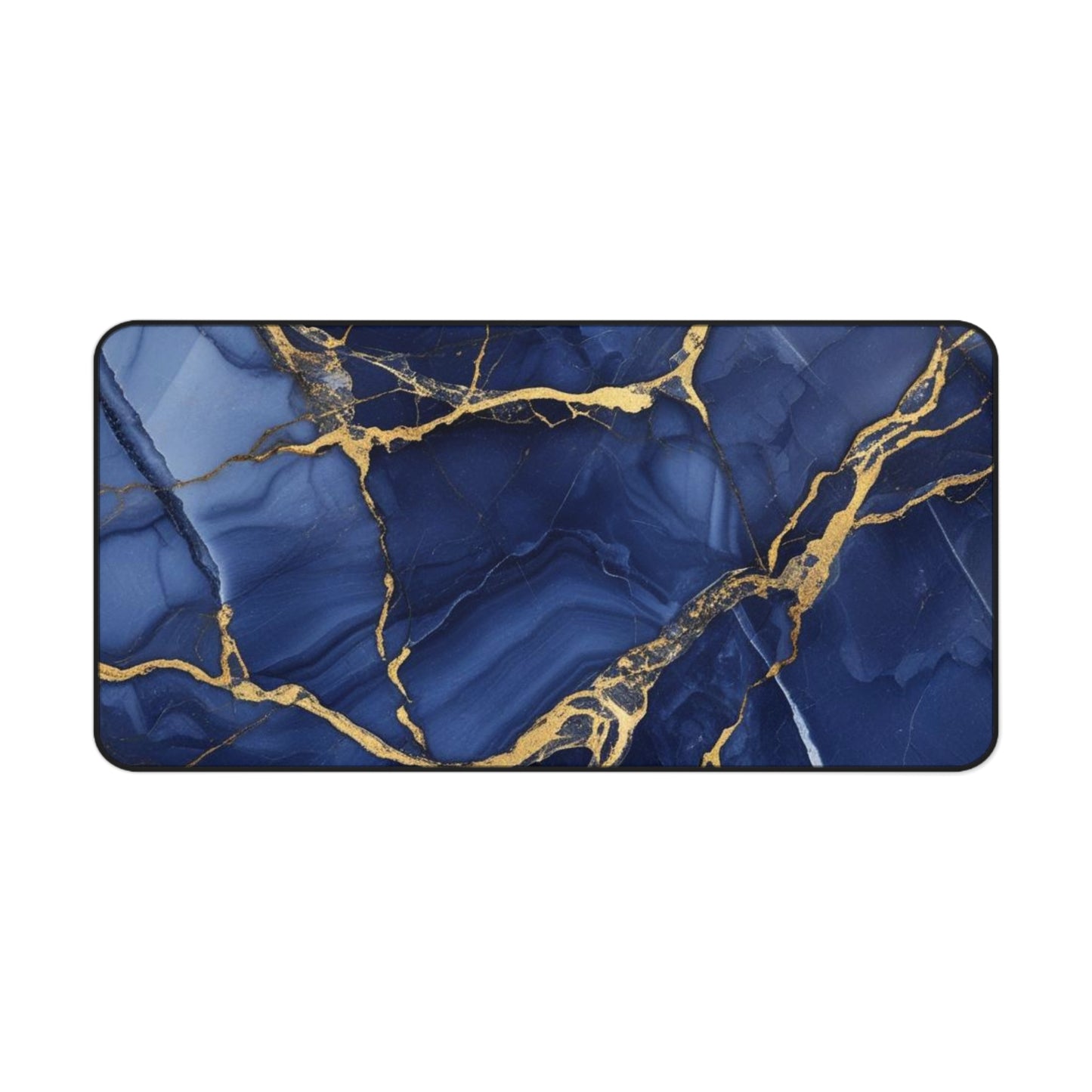 Indigo Marble Desk Mat