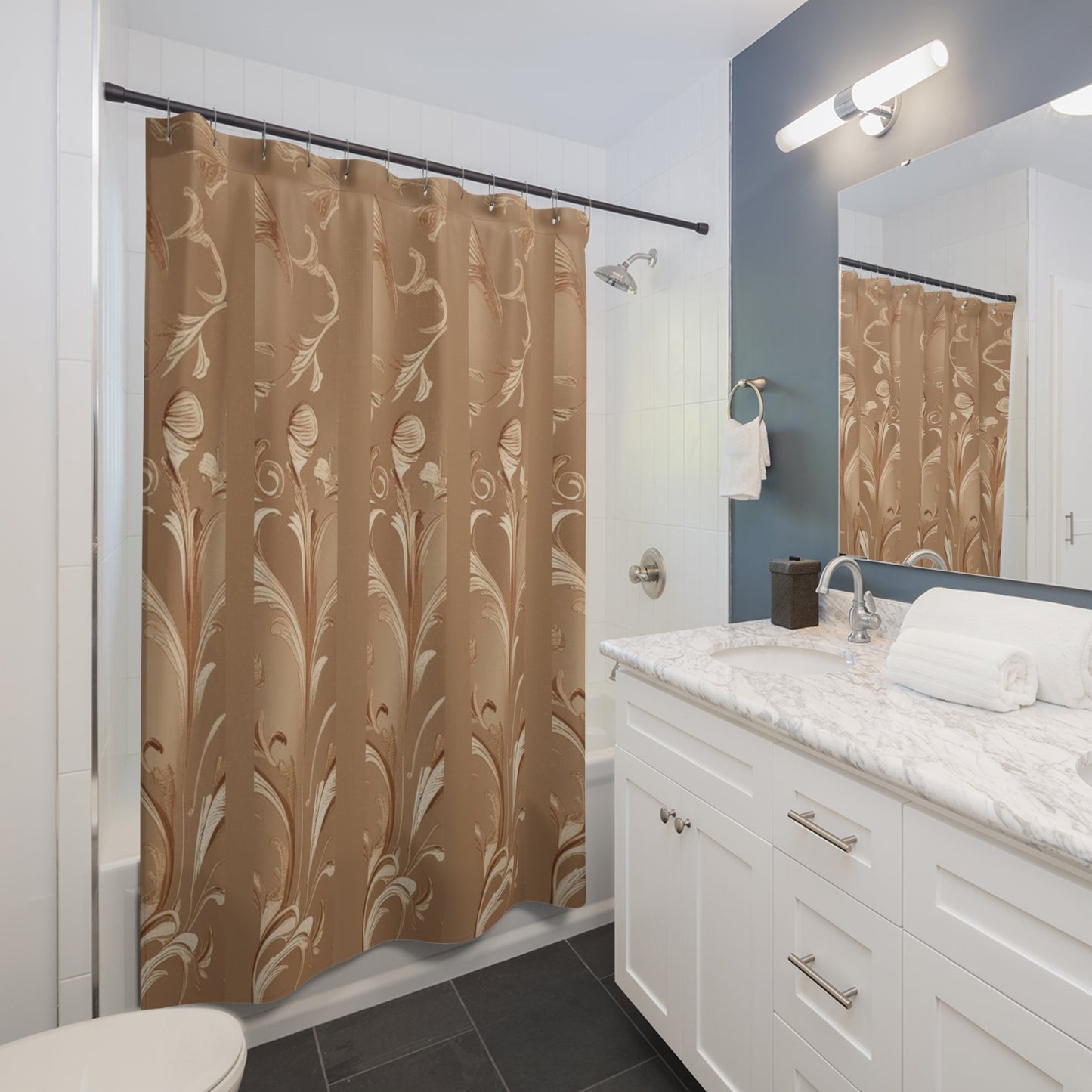 Mocha Bliss Shower Curtains