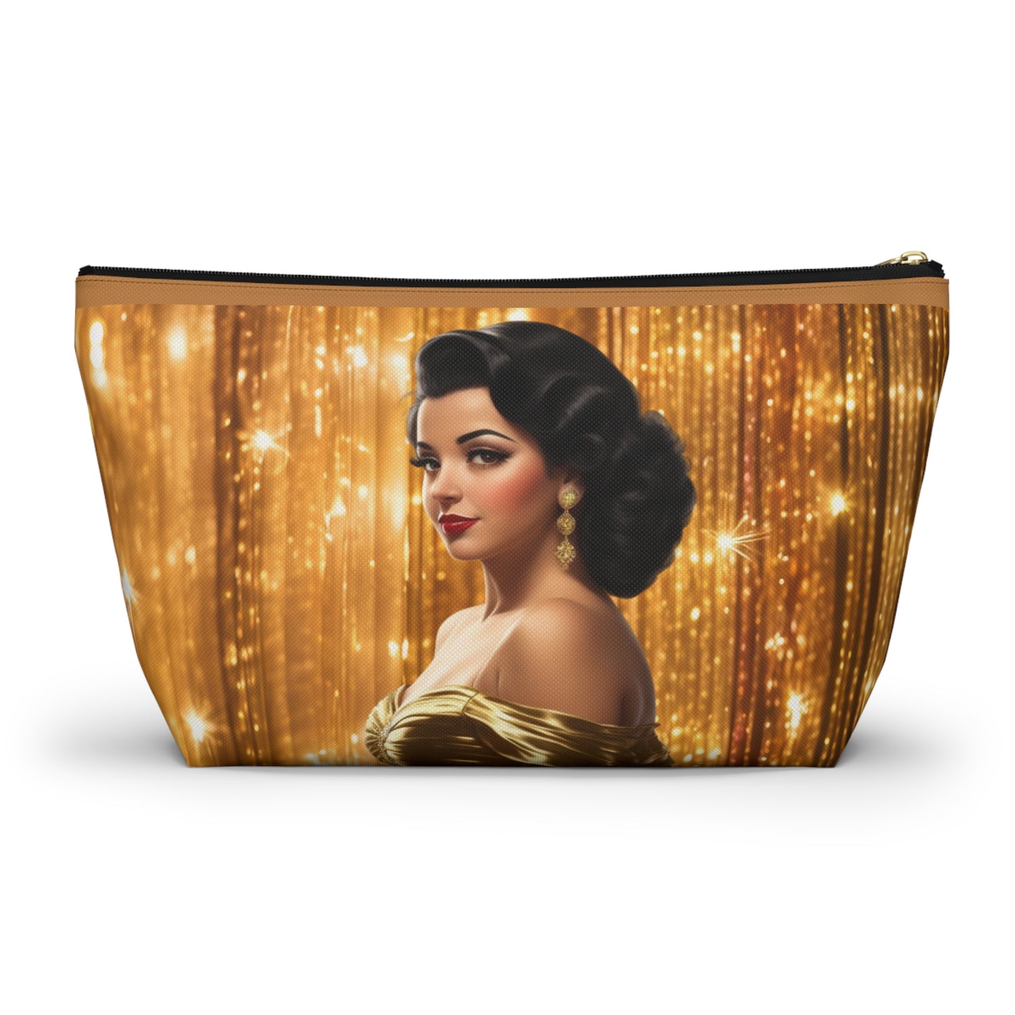 Retro Glam Girl "Ana Maria" Accessory Pouch w T-bottom