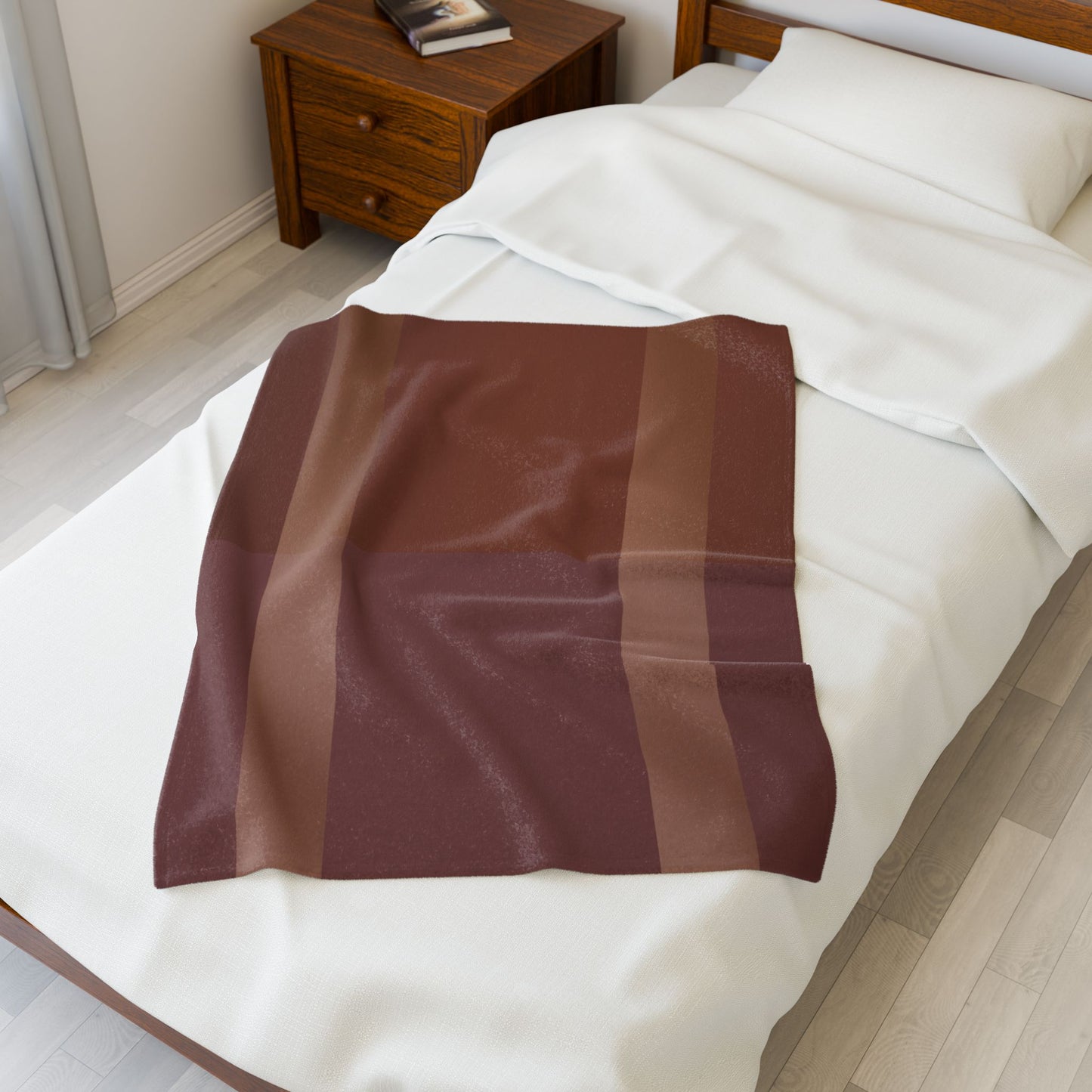 Down to Earth Tone Velveteen Plush Blanket