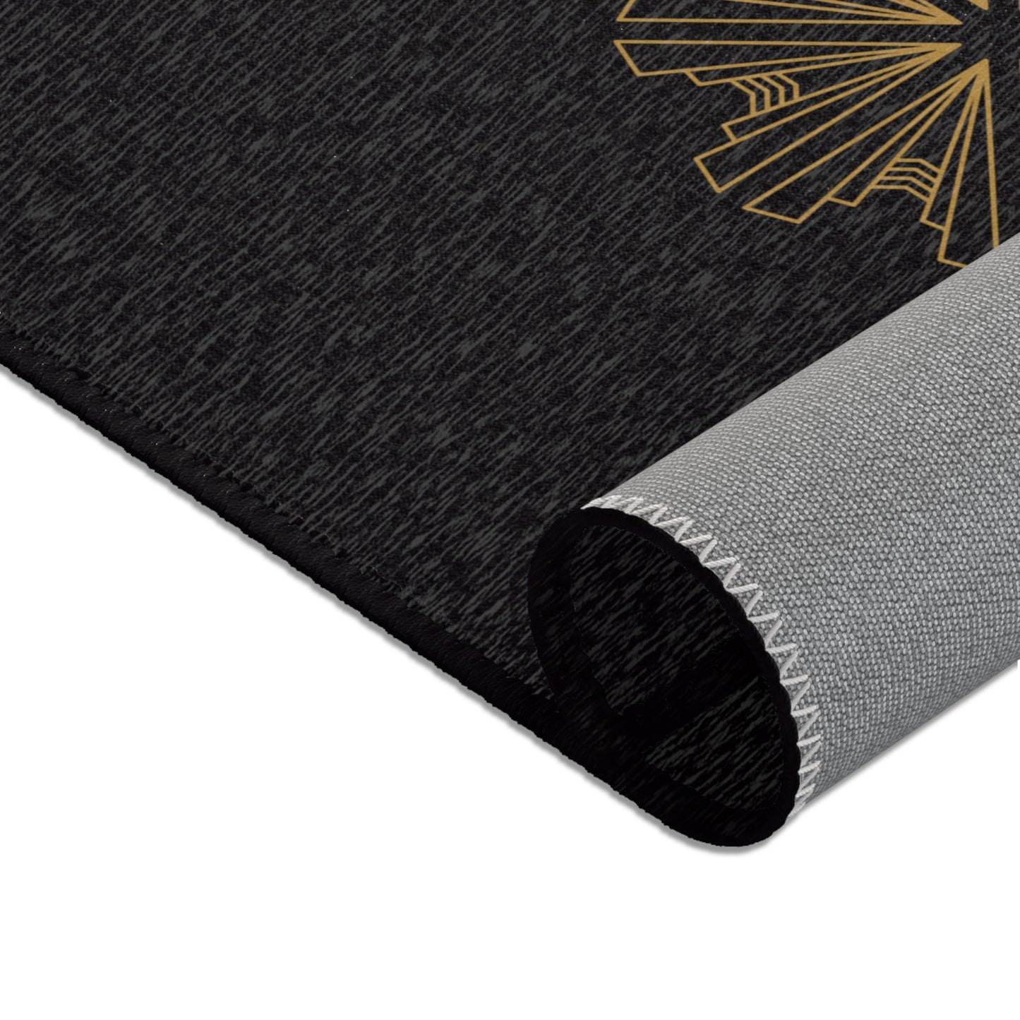 Midnight Luxe (Ebony) Area Rugs