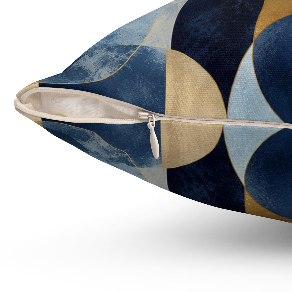 Azure Opulence Throw Pillow