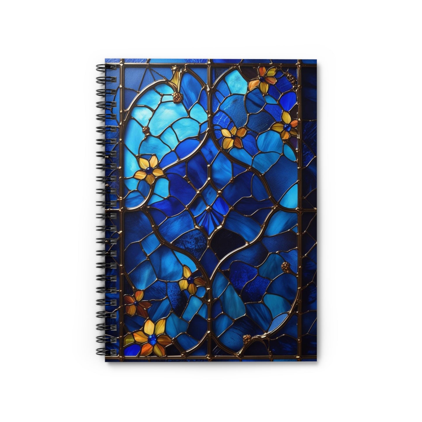 Sapphire Radiance Spiral Notebook - Ruled Line