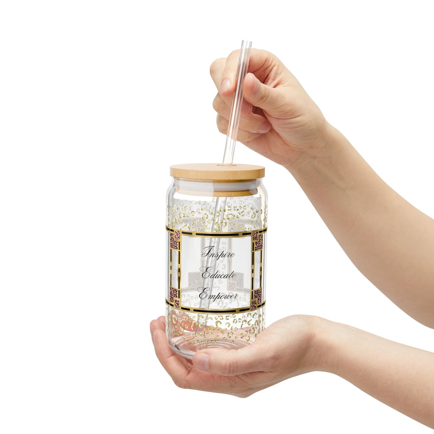 Inspire & Educate Sipper Glass, 16oz
