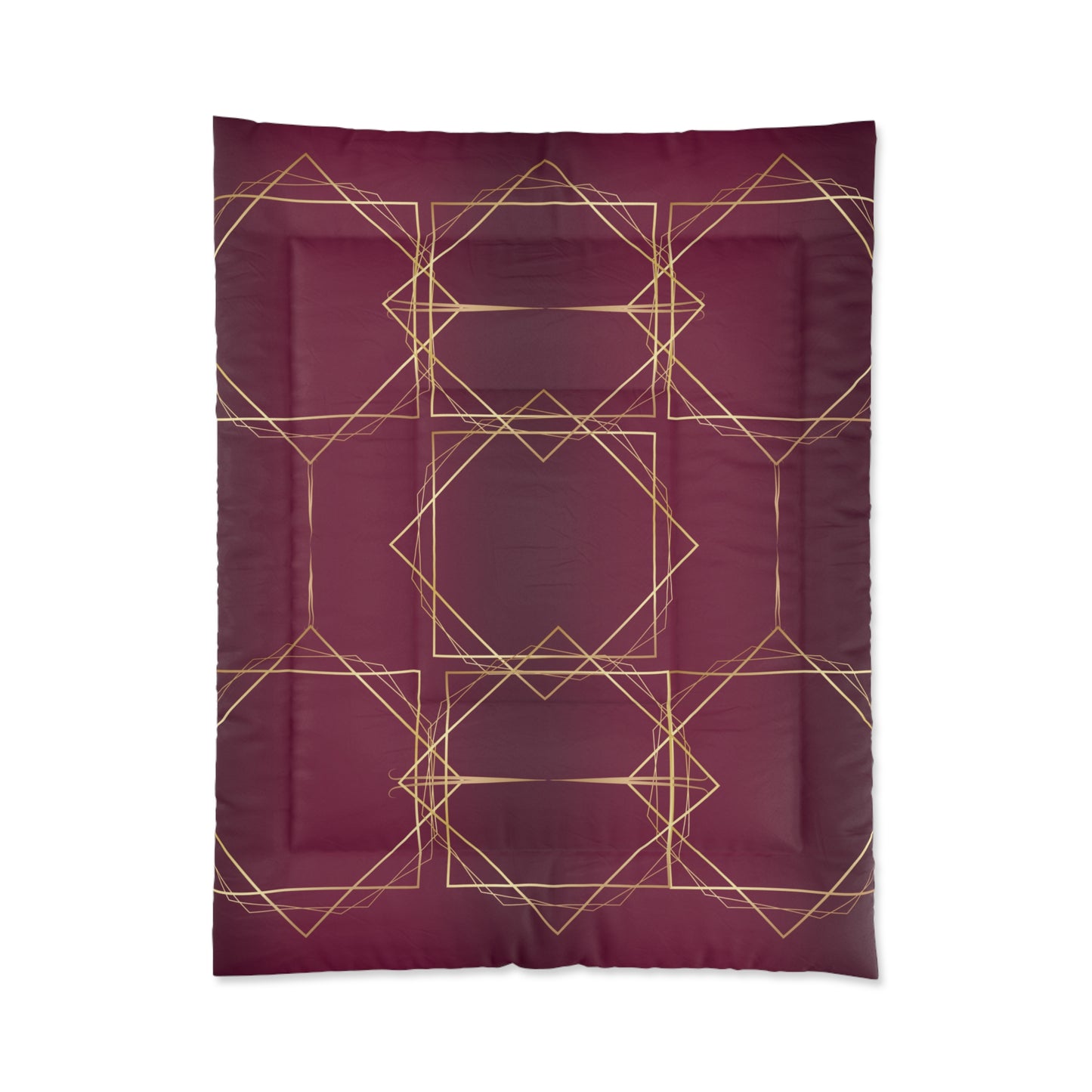 Gilded Elegance (Burgundy) Comforter