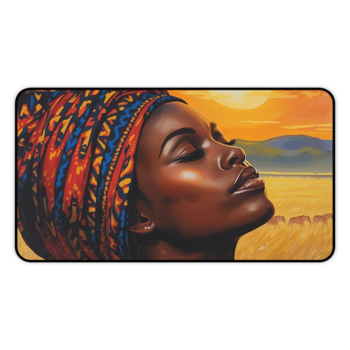 Sunrise in the Serengeti Desk Mat