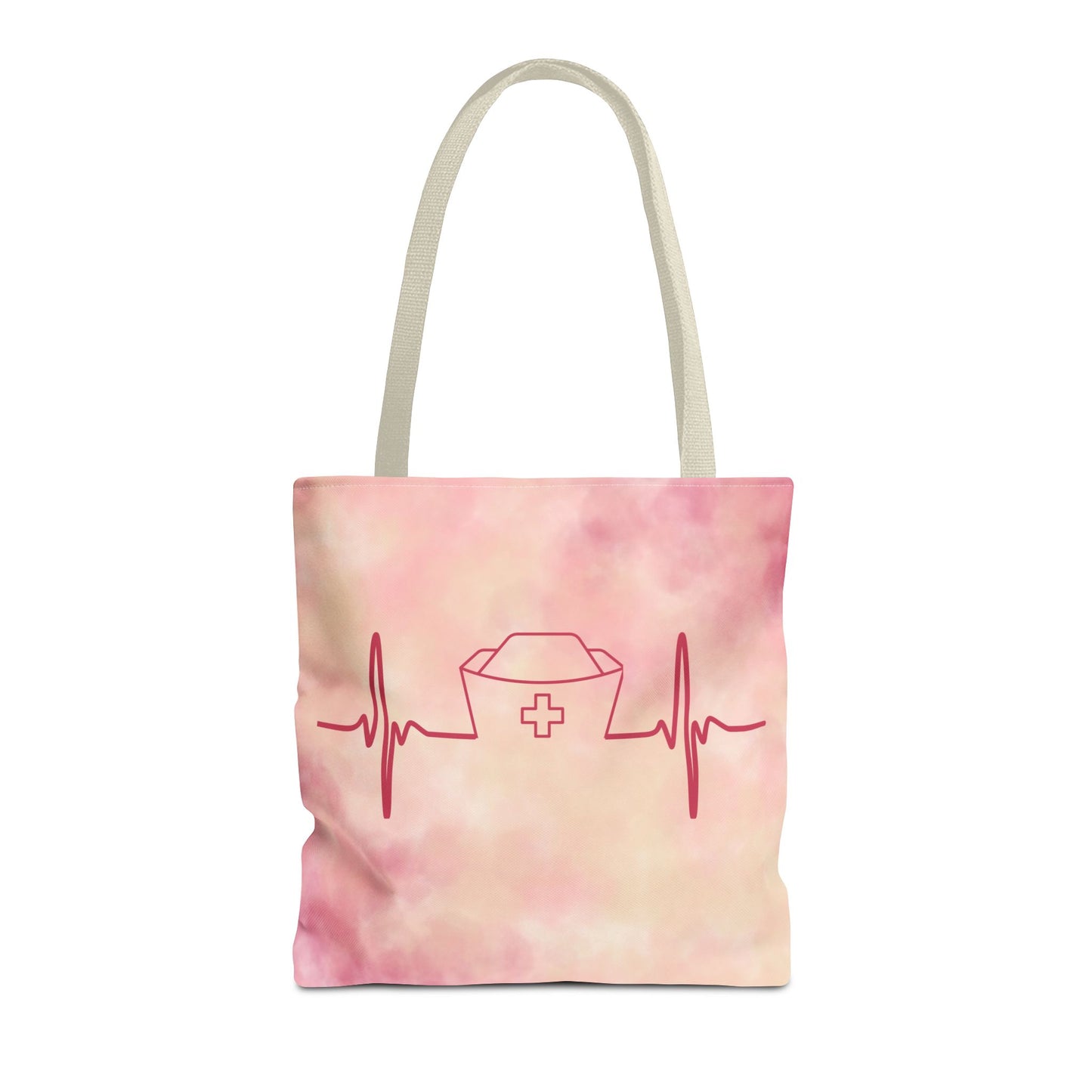 Nurse Heartbeat Tote Bag (AOP)