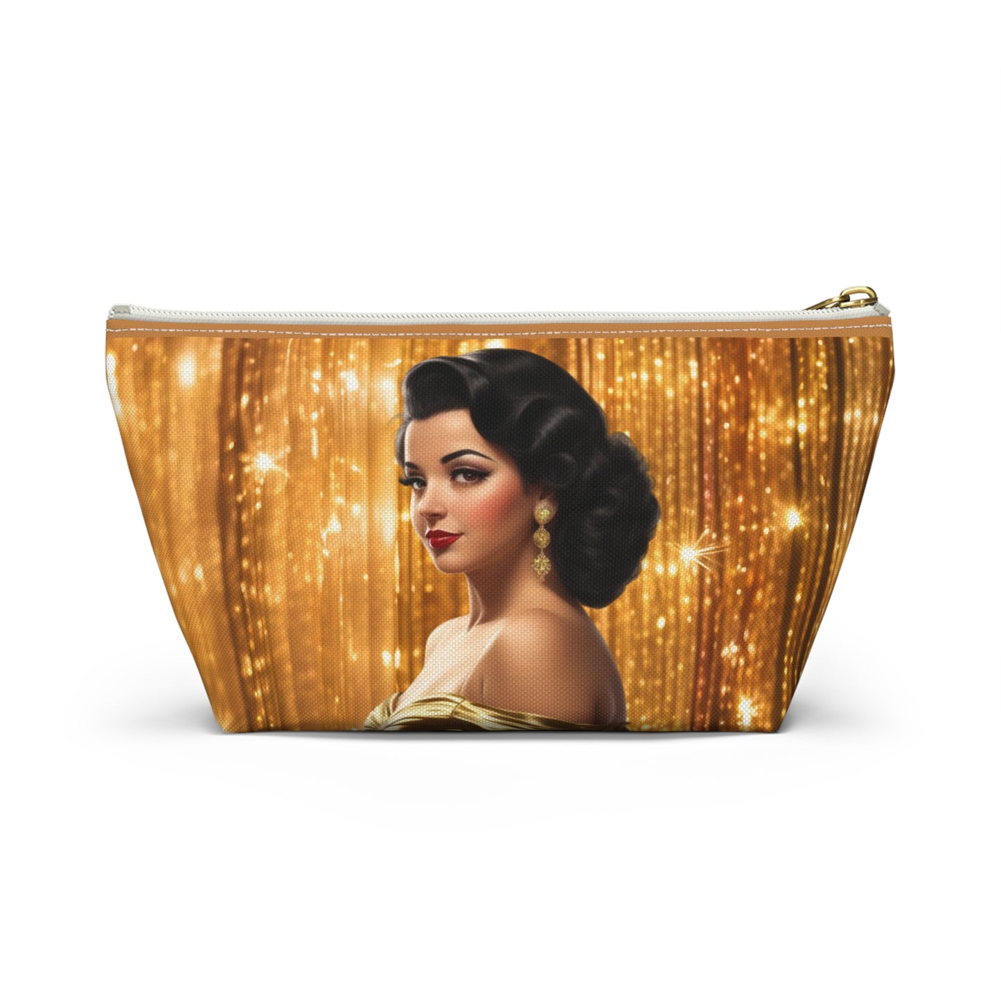Retro Glam Girl "Ana Maria" Accessory Pouch w T-bottom