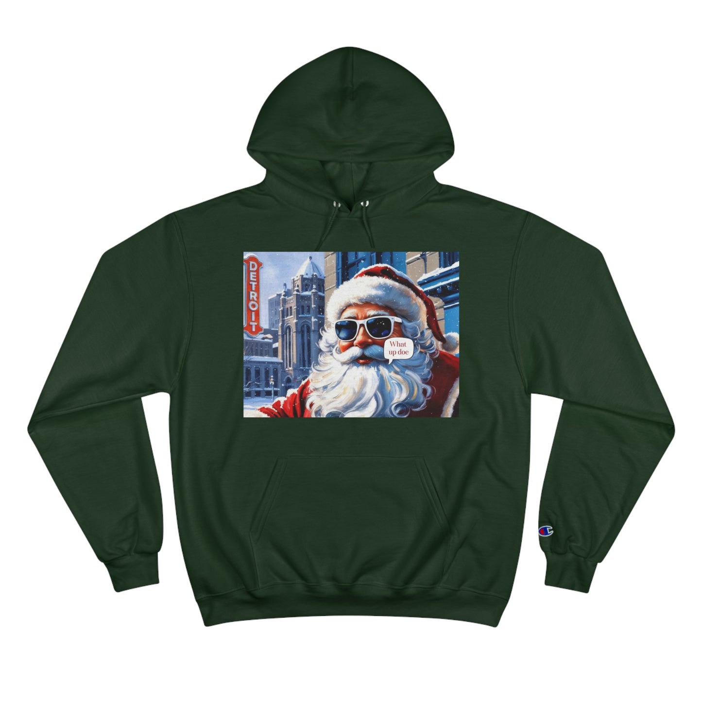 Motor City Santa Champion Hoodie