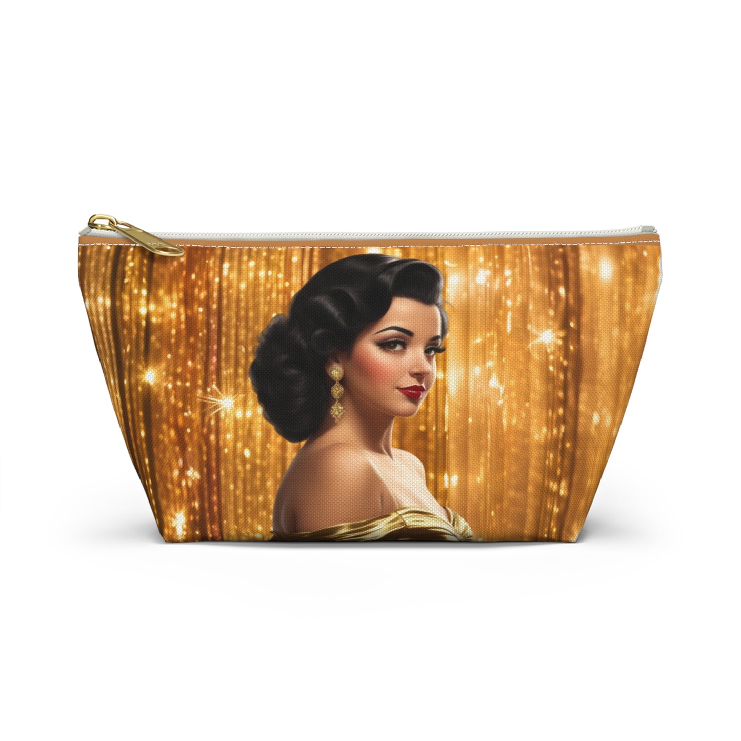 Retro Glam Girl "Ana Maria" Accessory Pouch w T-bottom