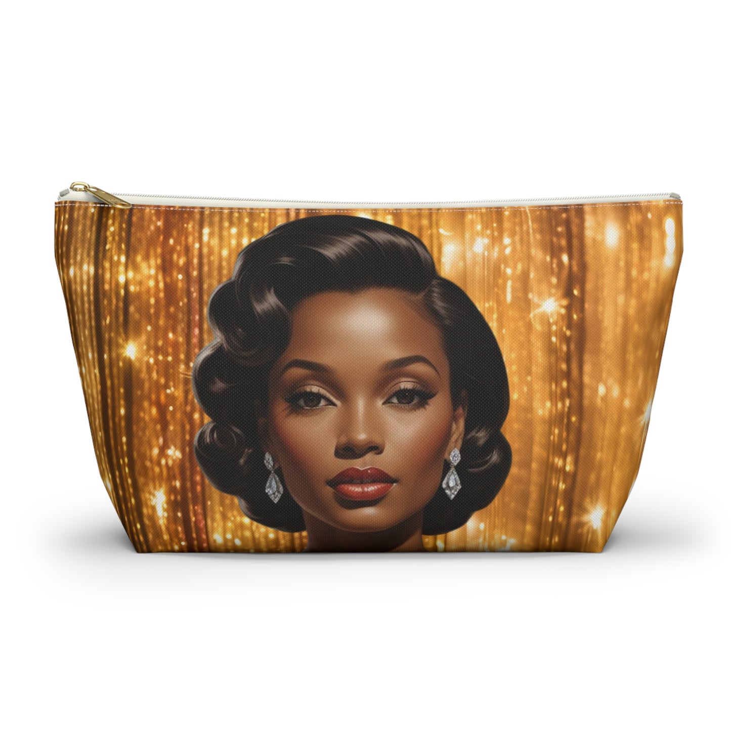 Retro Glam Girl "Diana" Accessory Pouch w T-bottom