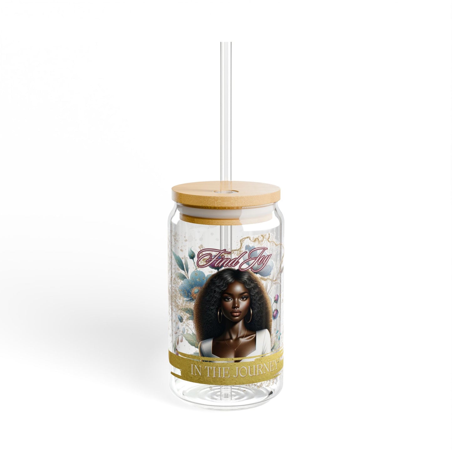 Find Joy 2 Sipper Glass, 16oz
