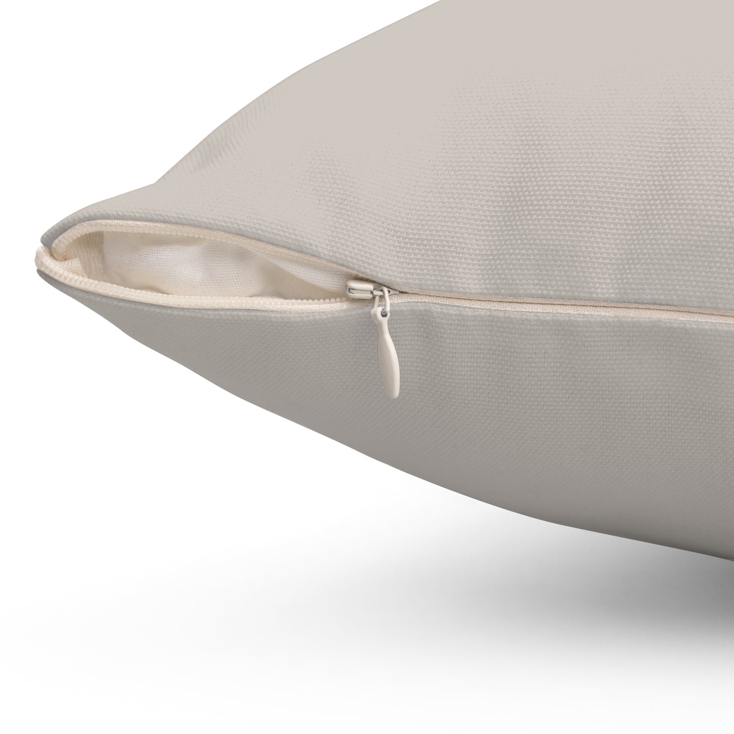 Fuchsia & Taupe Haven Polyester Square Pillow