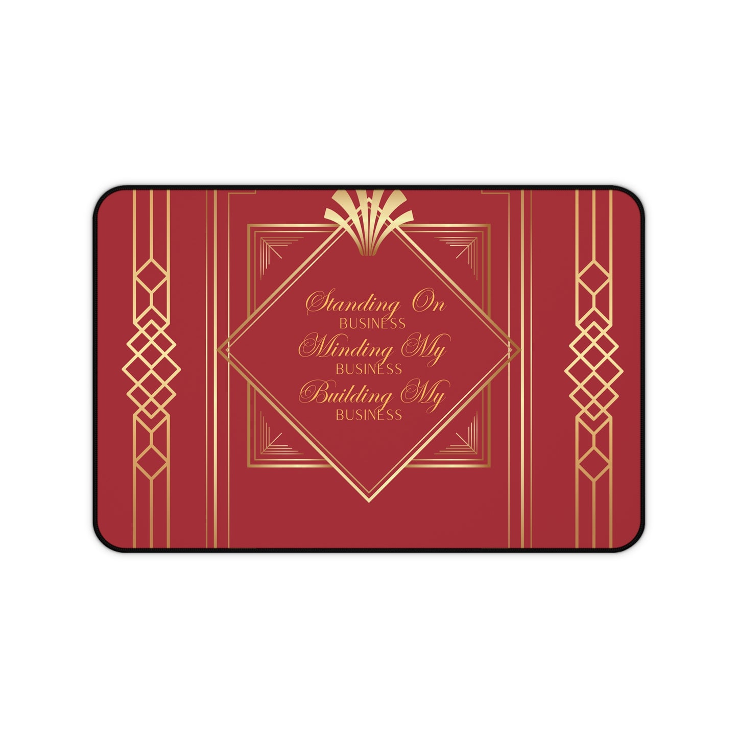 Business 2 (Red) Desk Mat