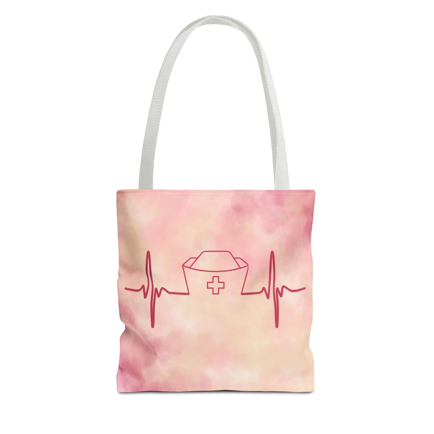 Nurse Heartbeat Tote Bag (AOP)
