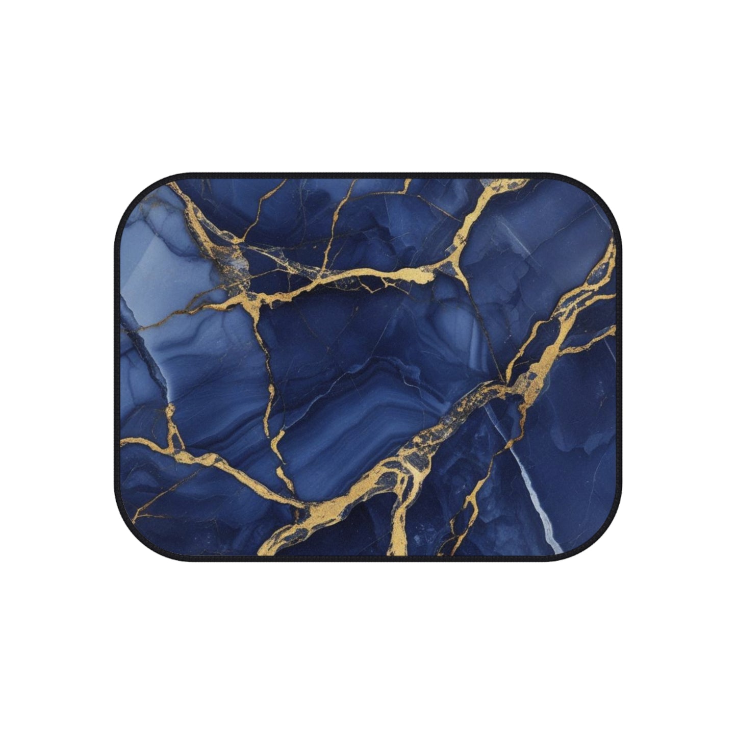 Indigo Marble Car Mats (Set of 4)