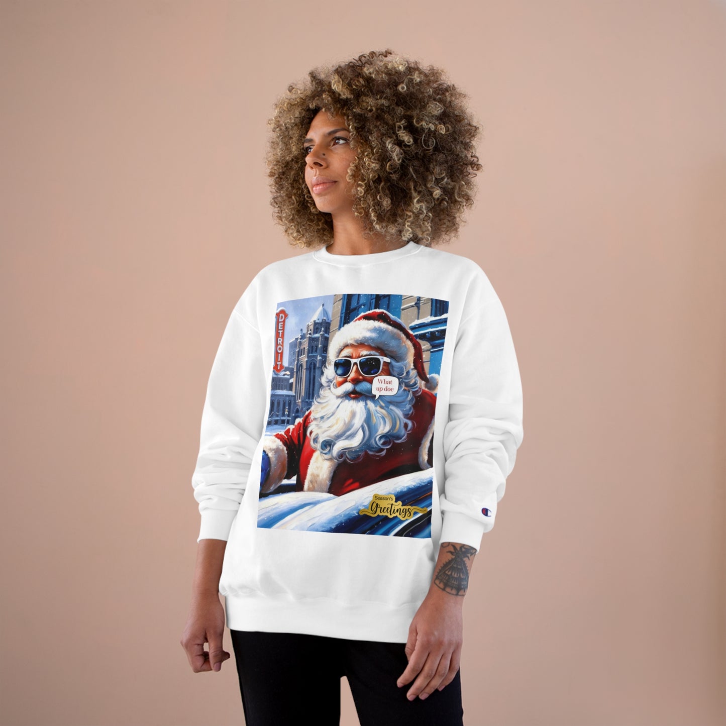 Motor City Santa Champion Sweatshirt