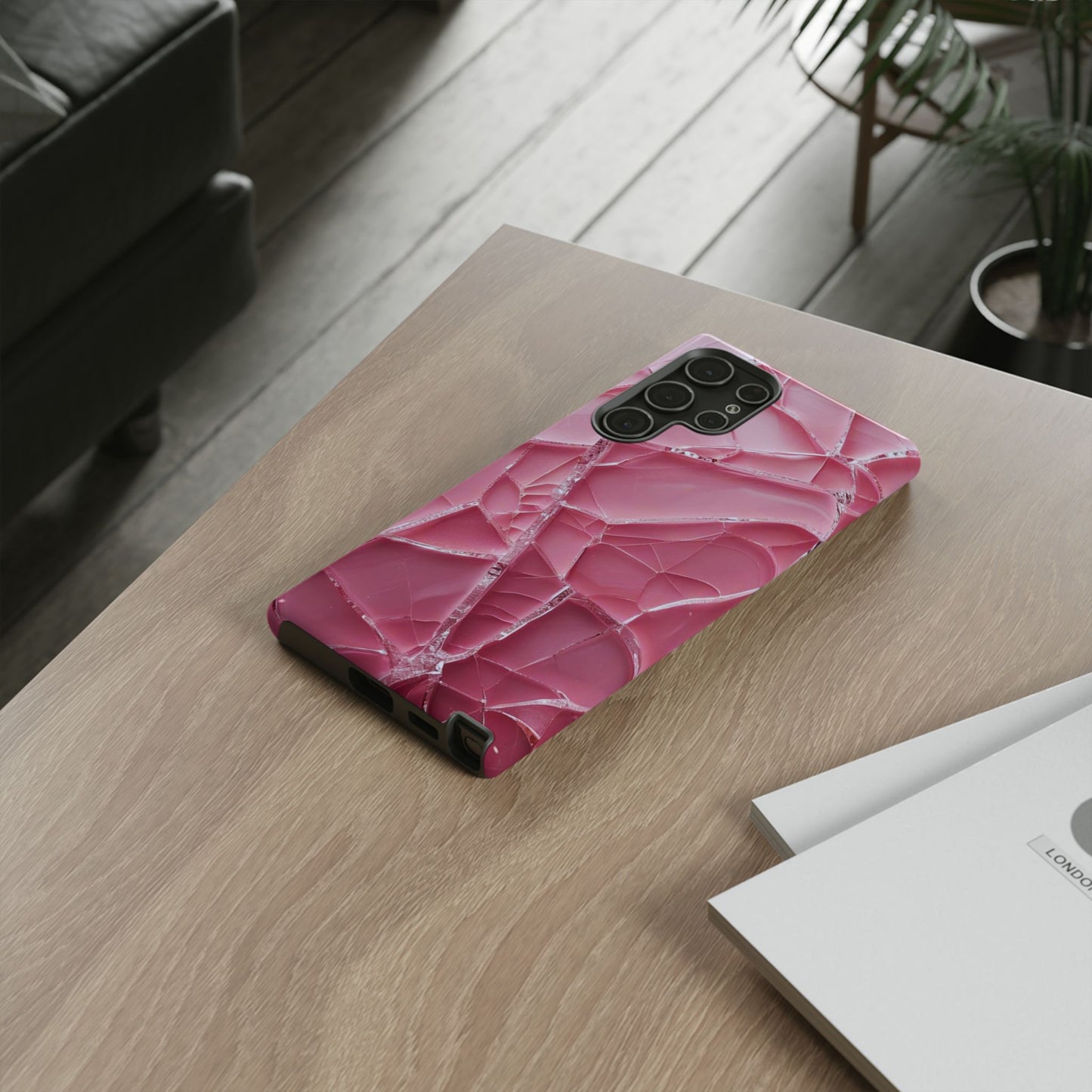 Crack'd (Pink) Tough Cases