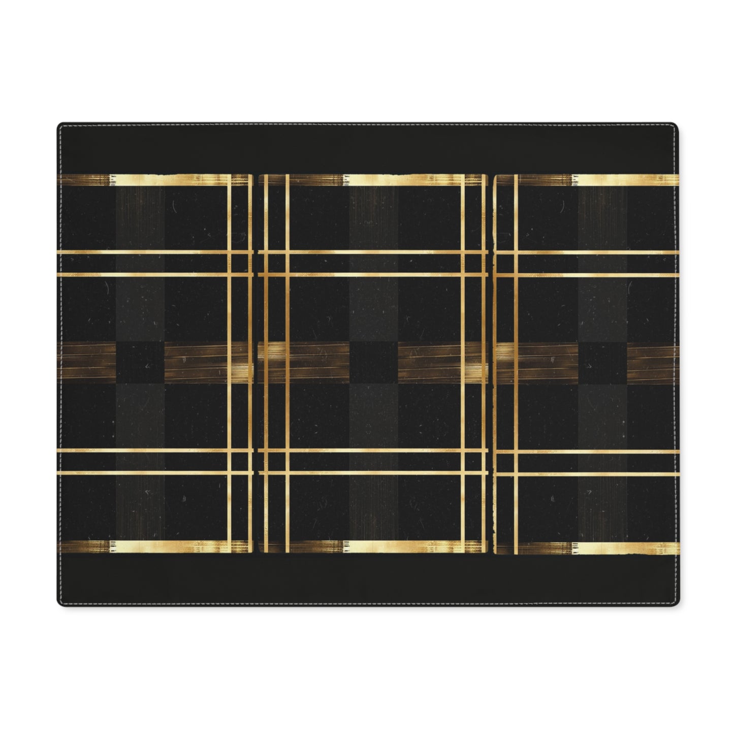 Noir & Gold Glam Placemat, 1pc
