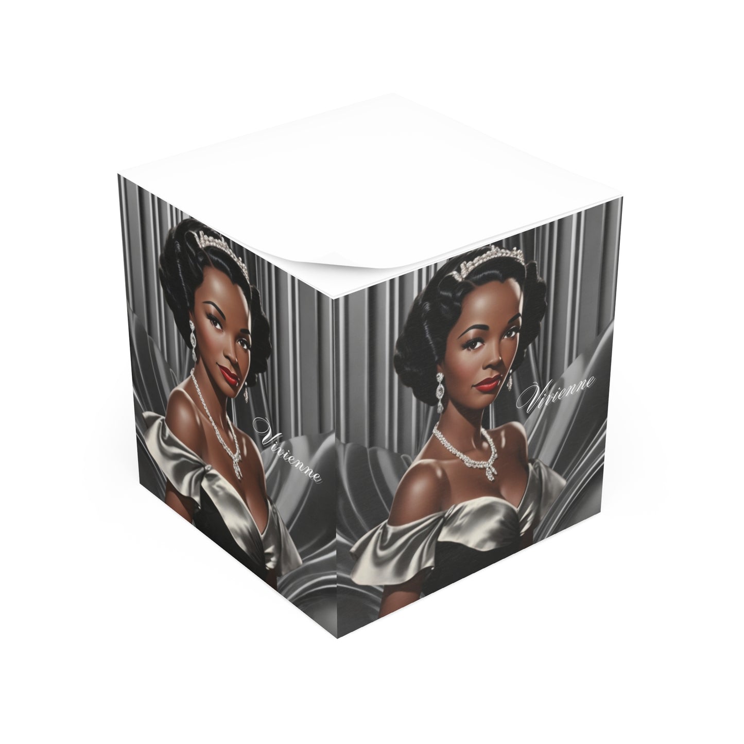 Retro Glam Girls (Vivienne) Note Cube