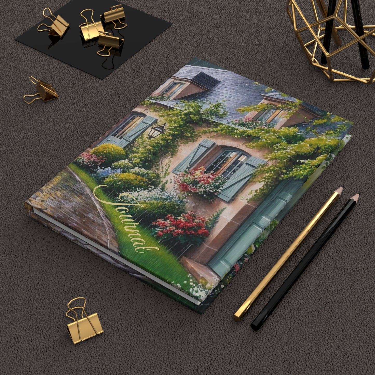 Cozy Day In Hardcover Journal Matte