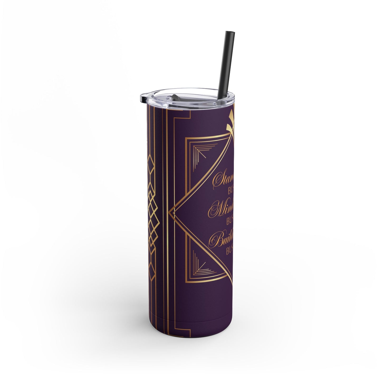Business 2 (Purple) Maars Maker Skinny Matte Tumbler, 20oz