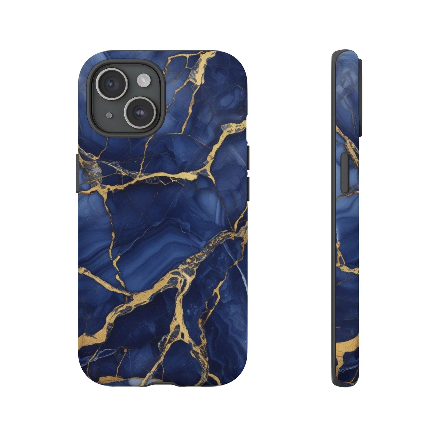 Indigo Marble Tough Cases
