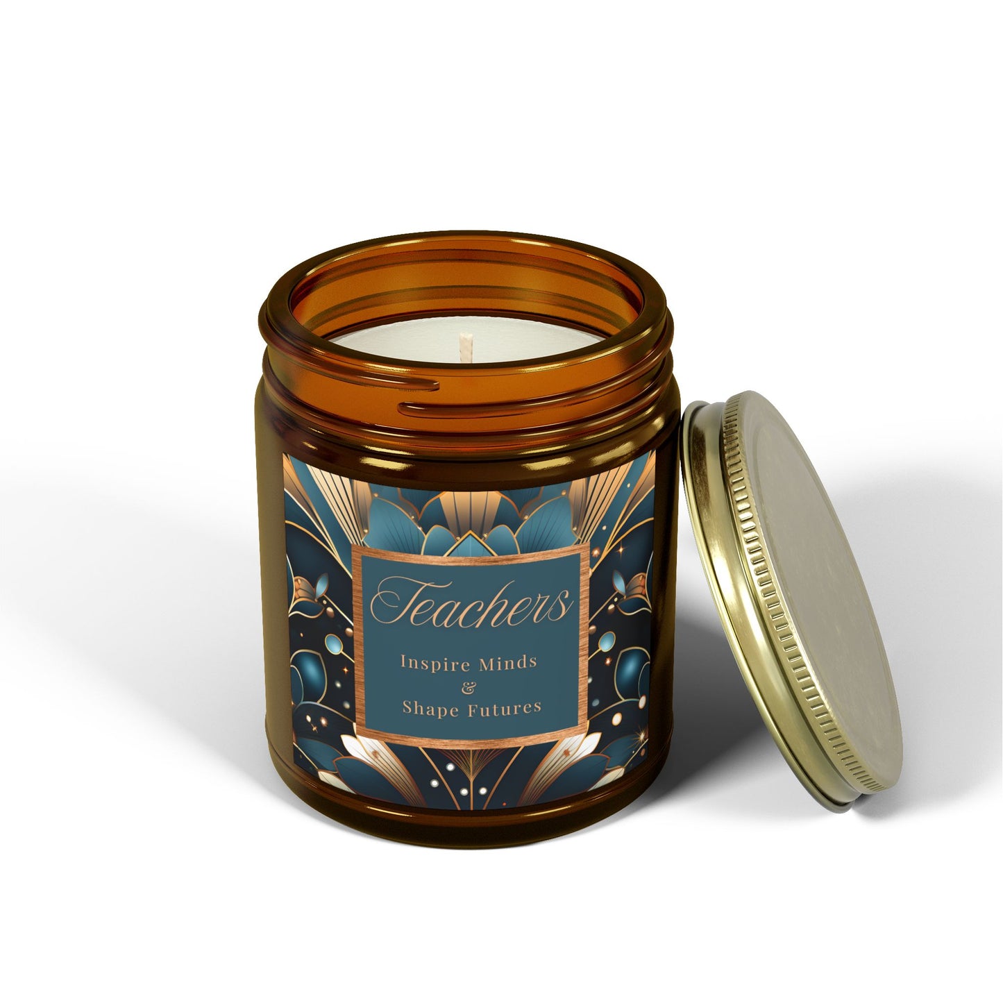 Teachers Scented Candles, Coconut Apricot Wax (4oz, 9oz)