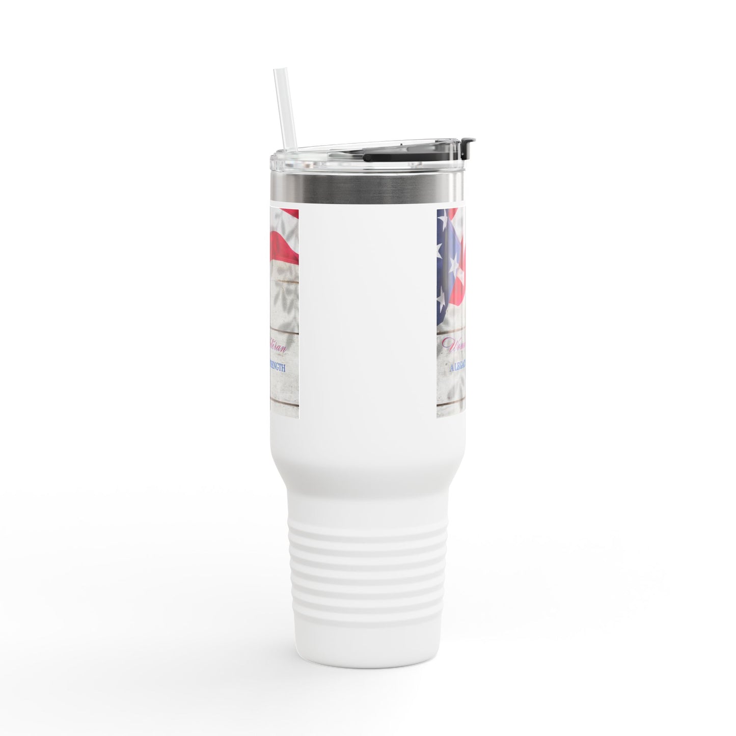 Woman Veteran...Insulated Travel Mug, 40oz
