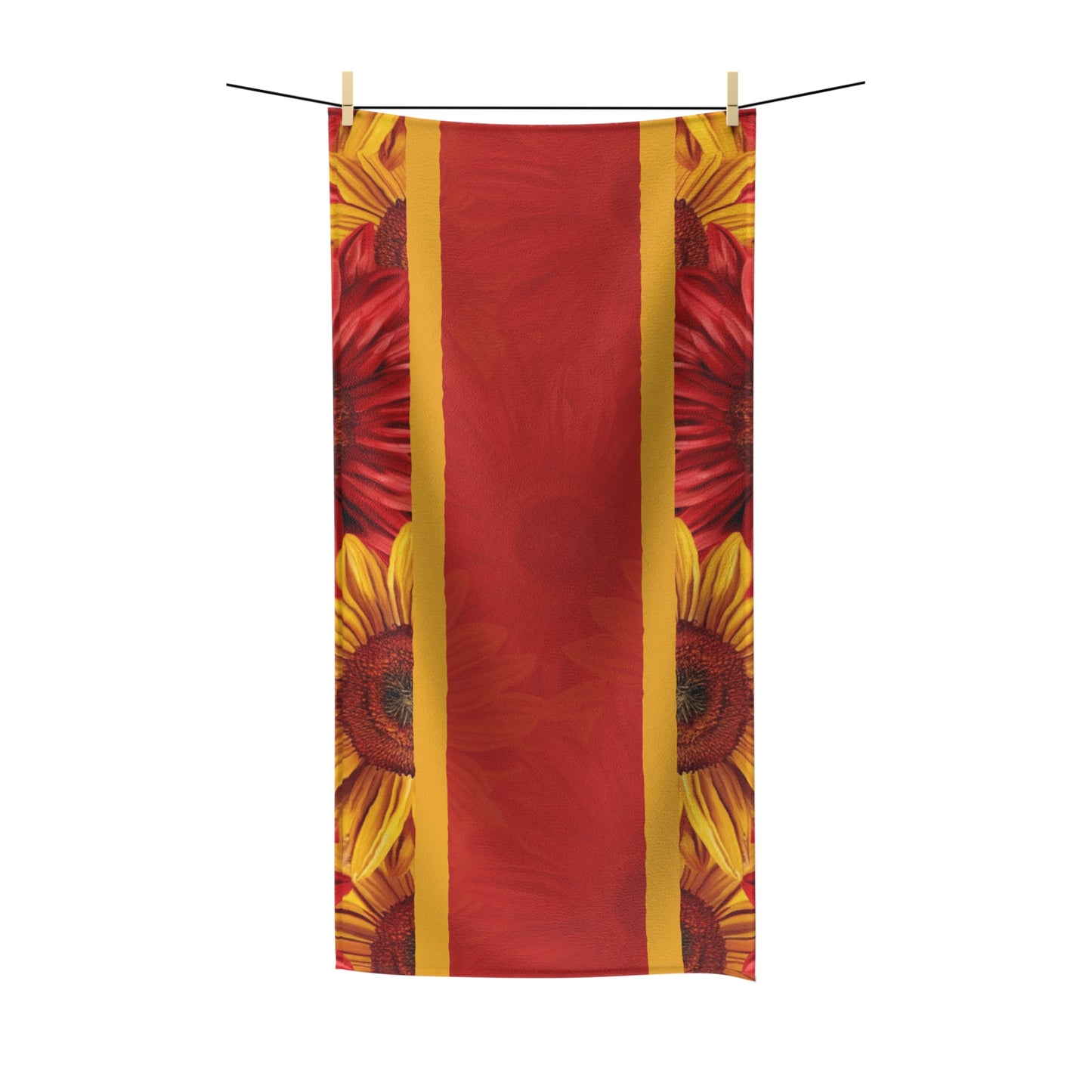 Crimson Gold Polycotton Towel