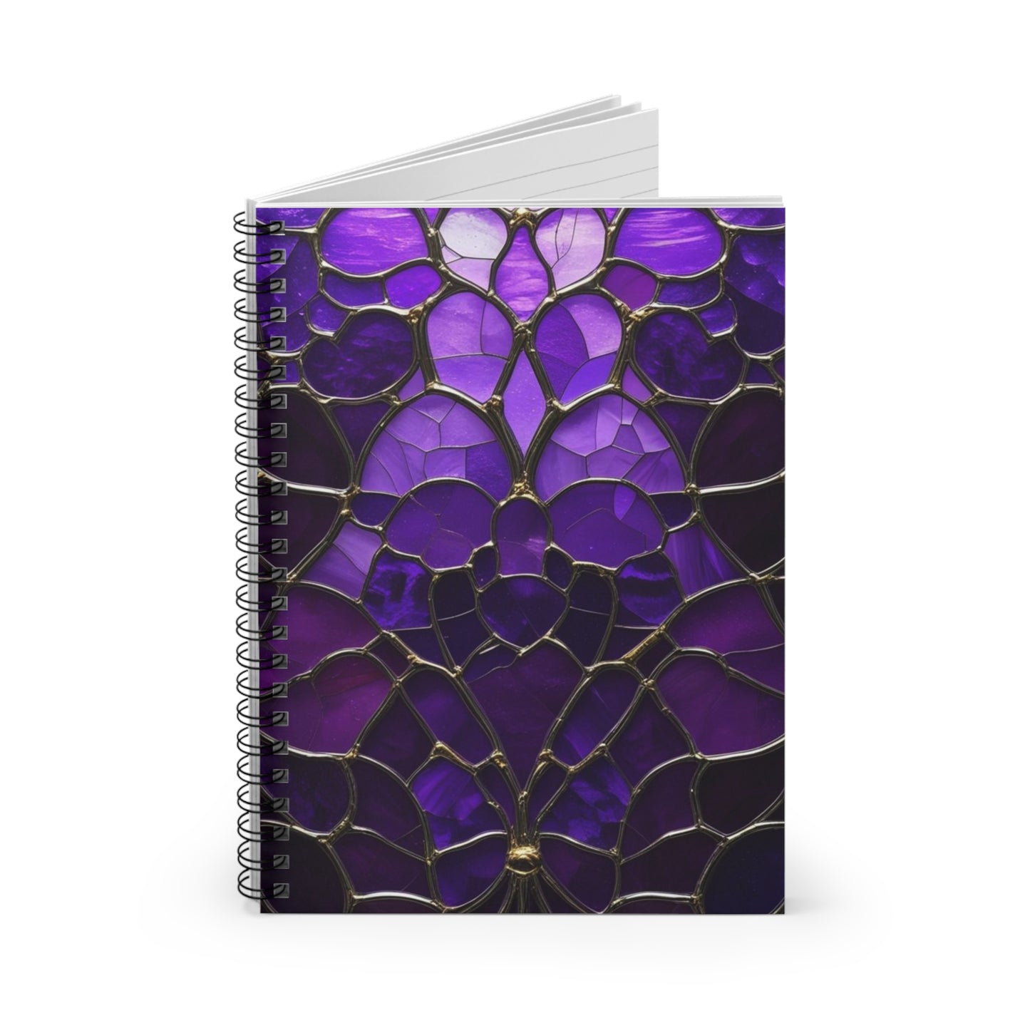 Violet Royale Spiral Notebook - Ruled Line