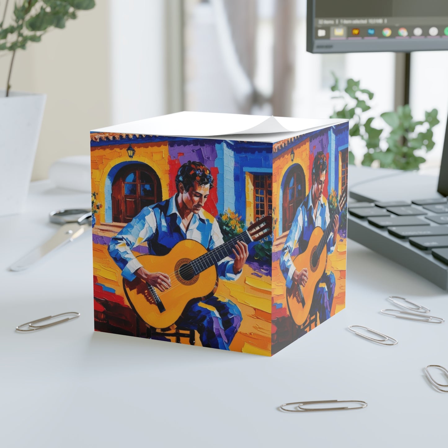 Spanish Guitar Note Cube