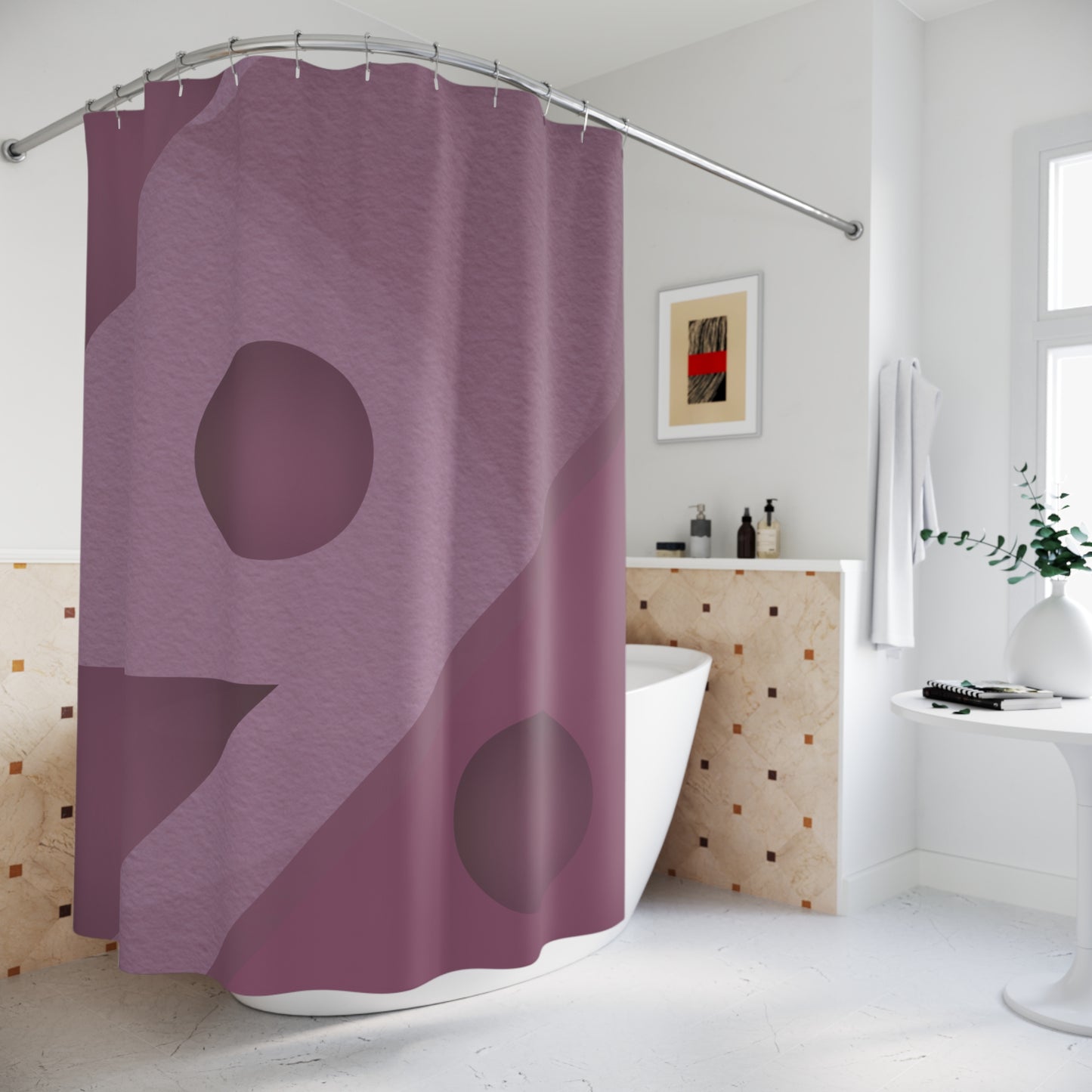 Just Mauve-lous Shower Curtains