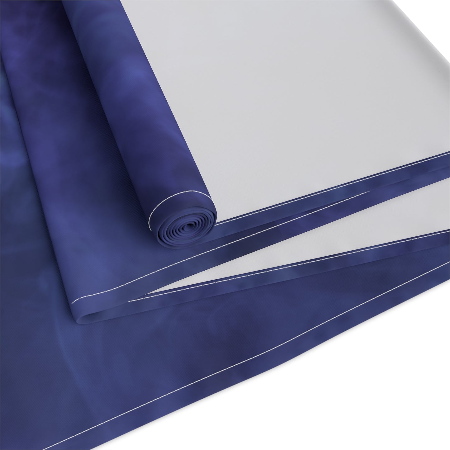 A Kind of Smoky Blue Table Runner (Cotton, Poly)