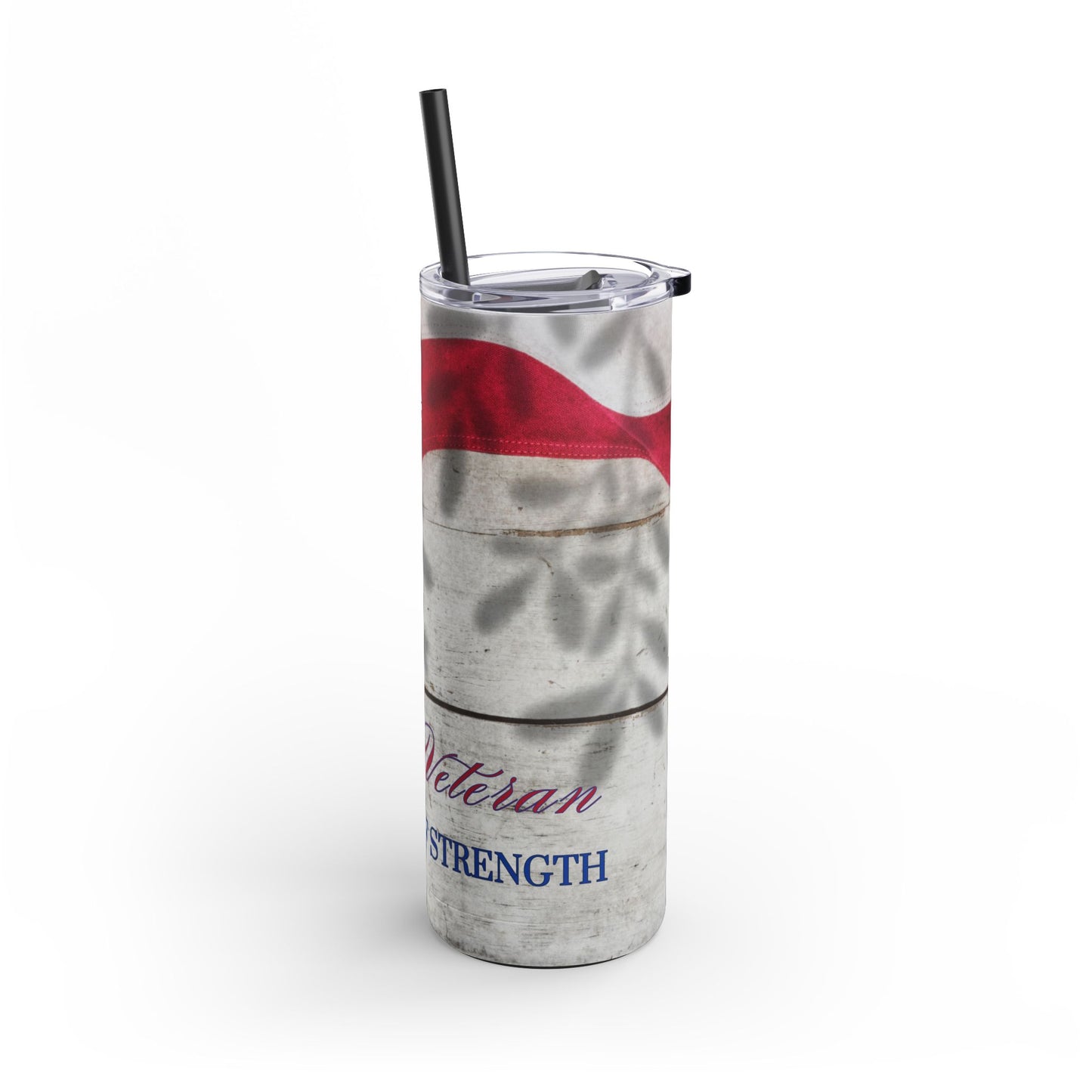 Woman Veteran Maars Maker Skinny Matte Tumbler, 20oz