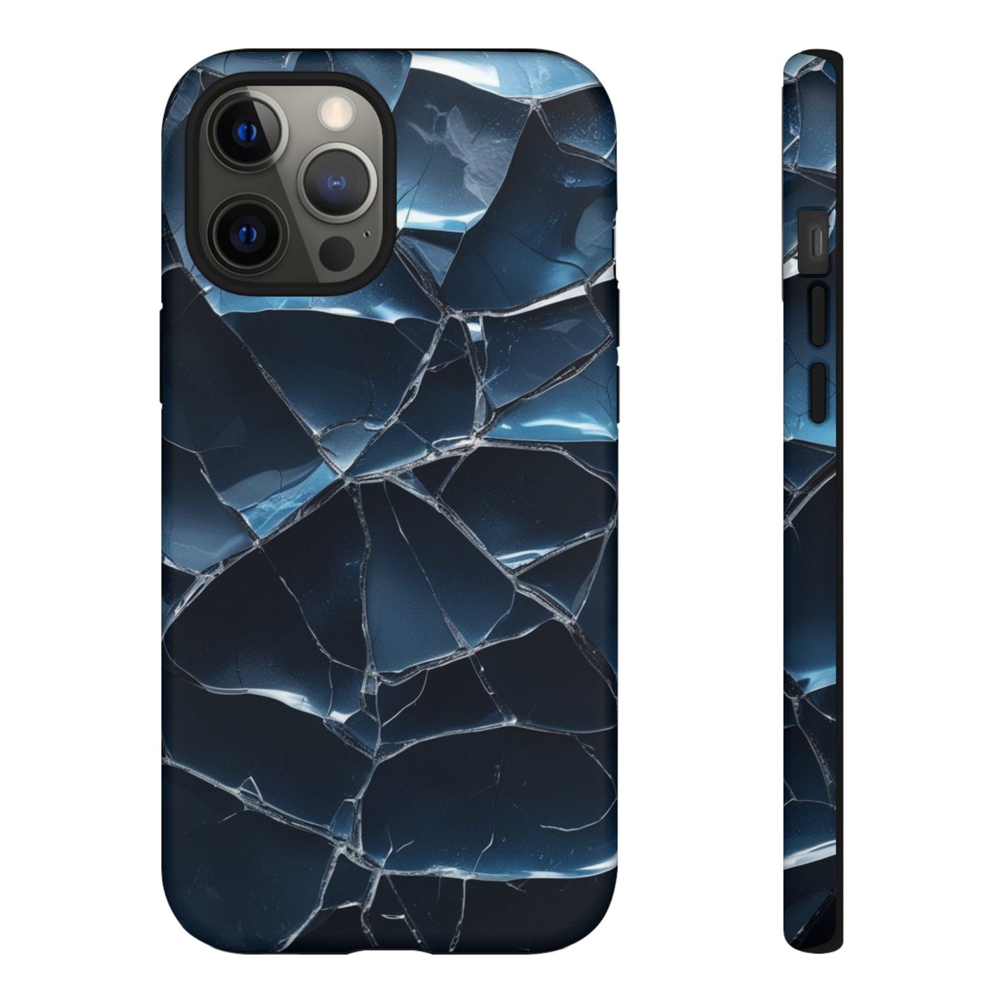 Crack'd (Dark Blue) Tough Cases
