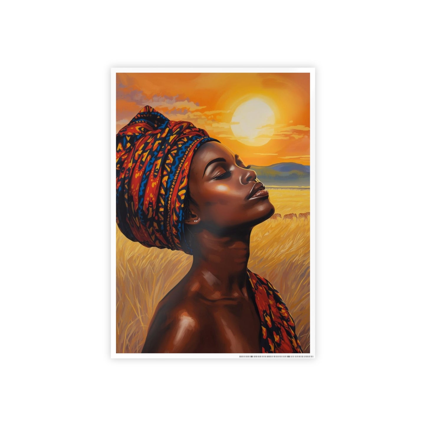 Sunrise in the Serengeti Gloss Posters