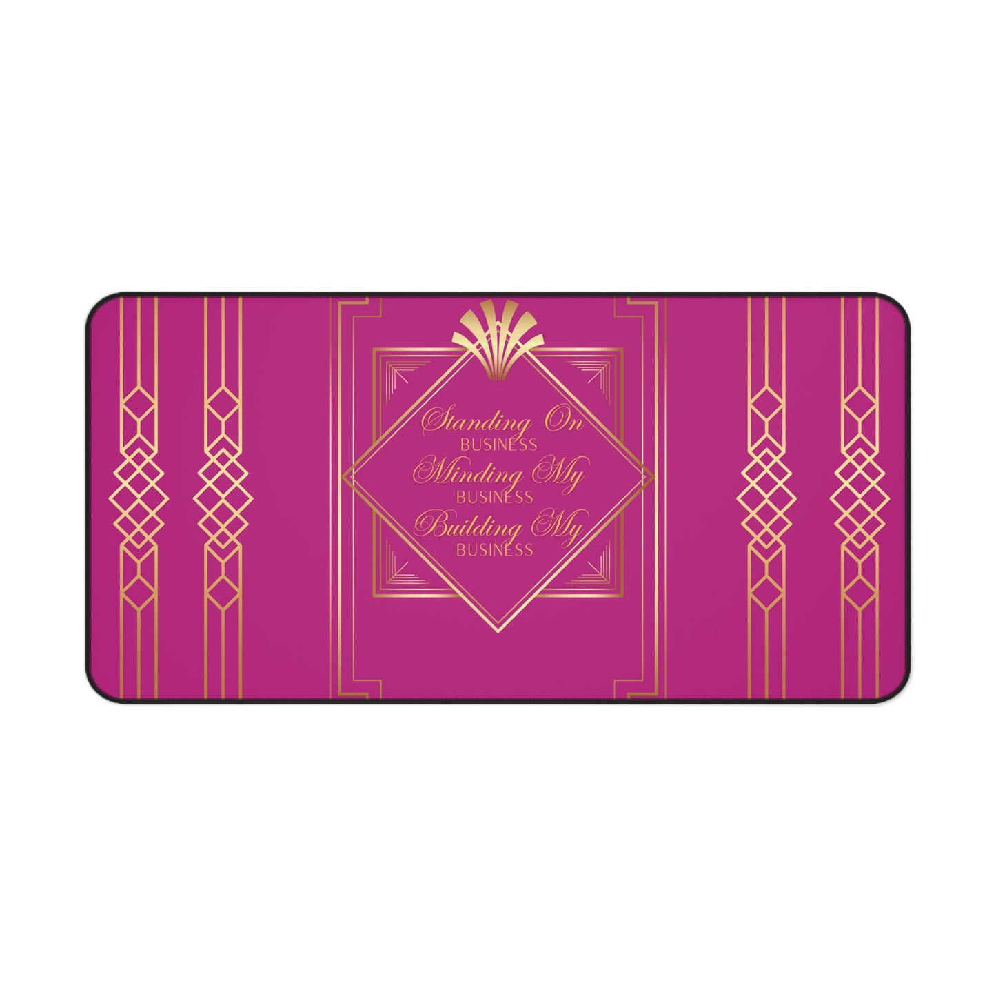 Business 2 (Pink) Desk Mat