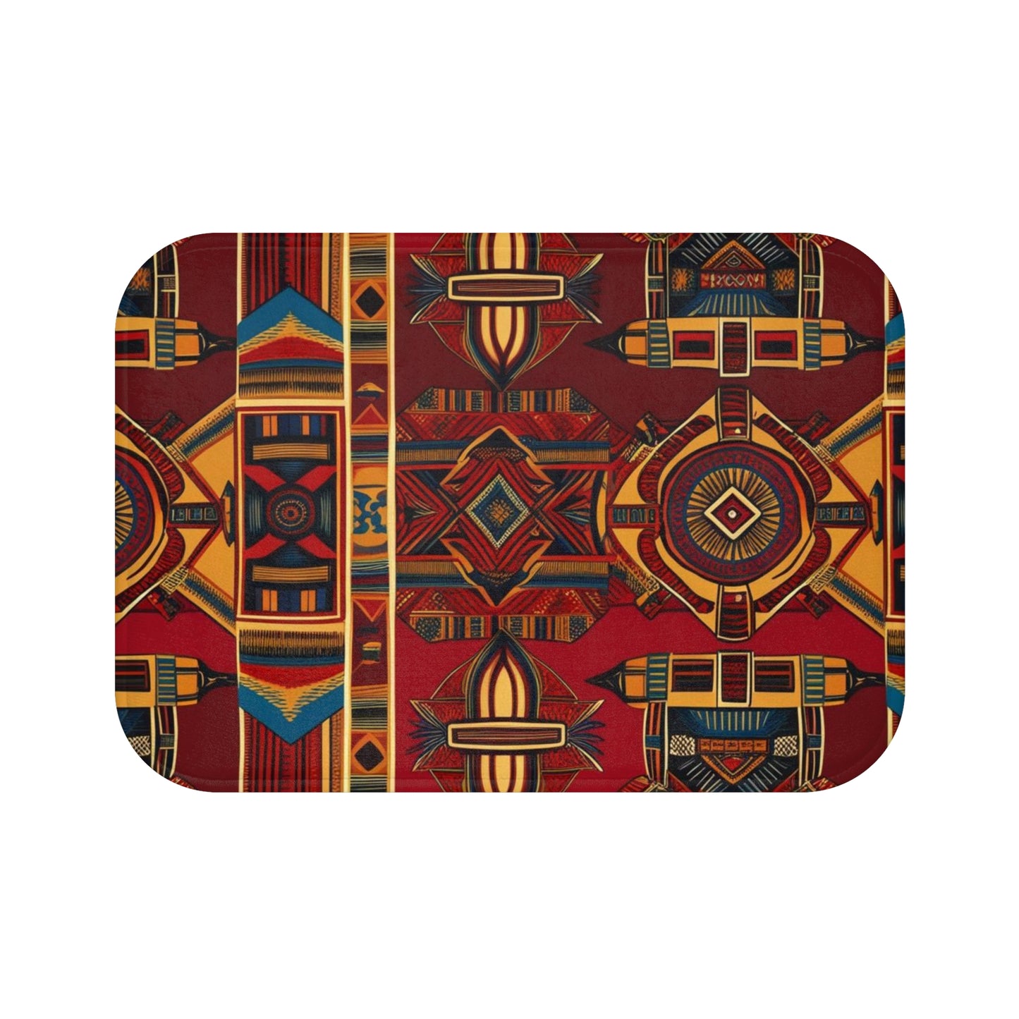 African Canvas Bathmat