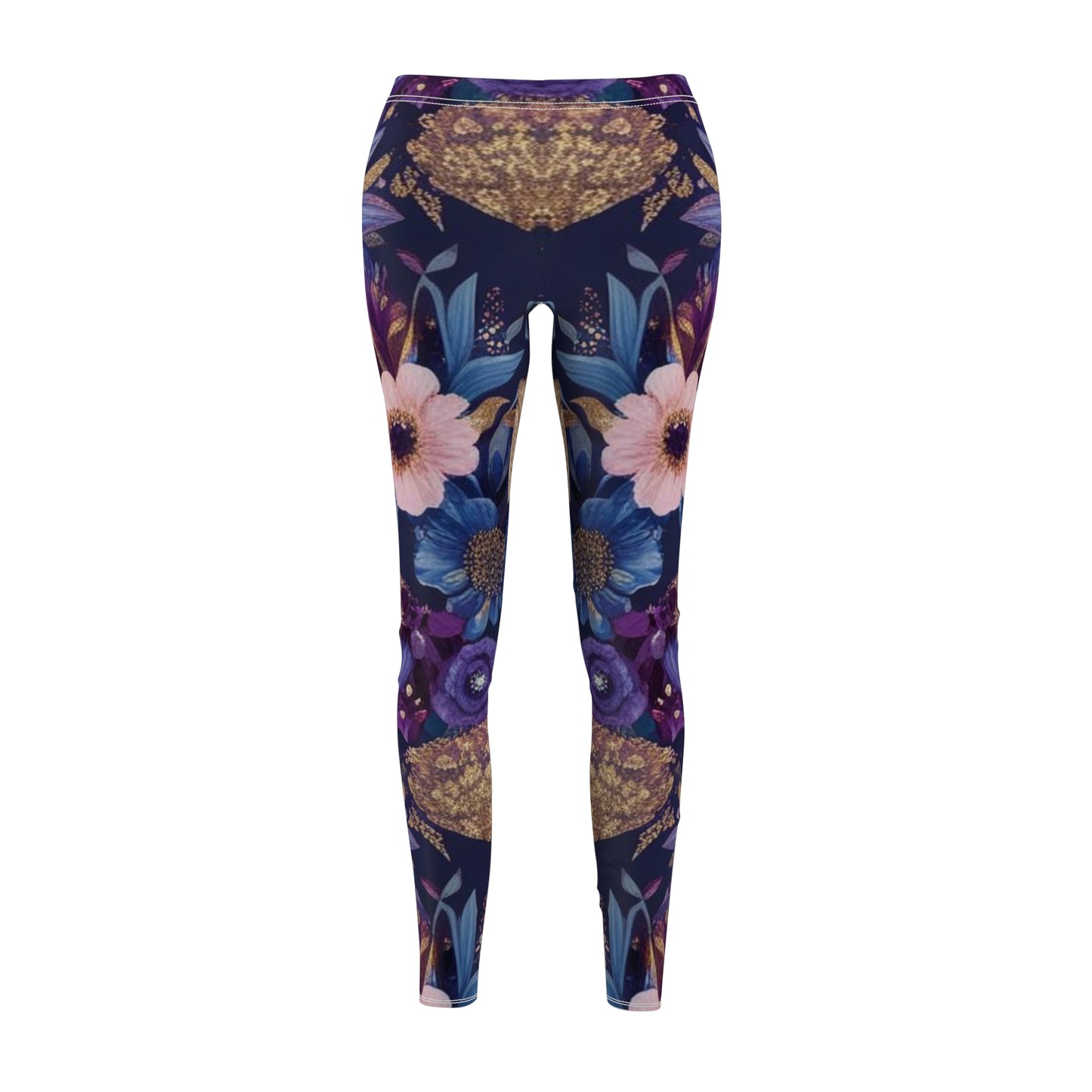 Floral Women's Cut & Sew Casual Leggings (AOP)