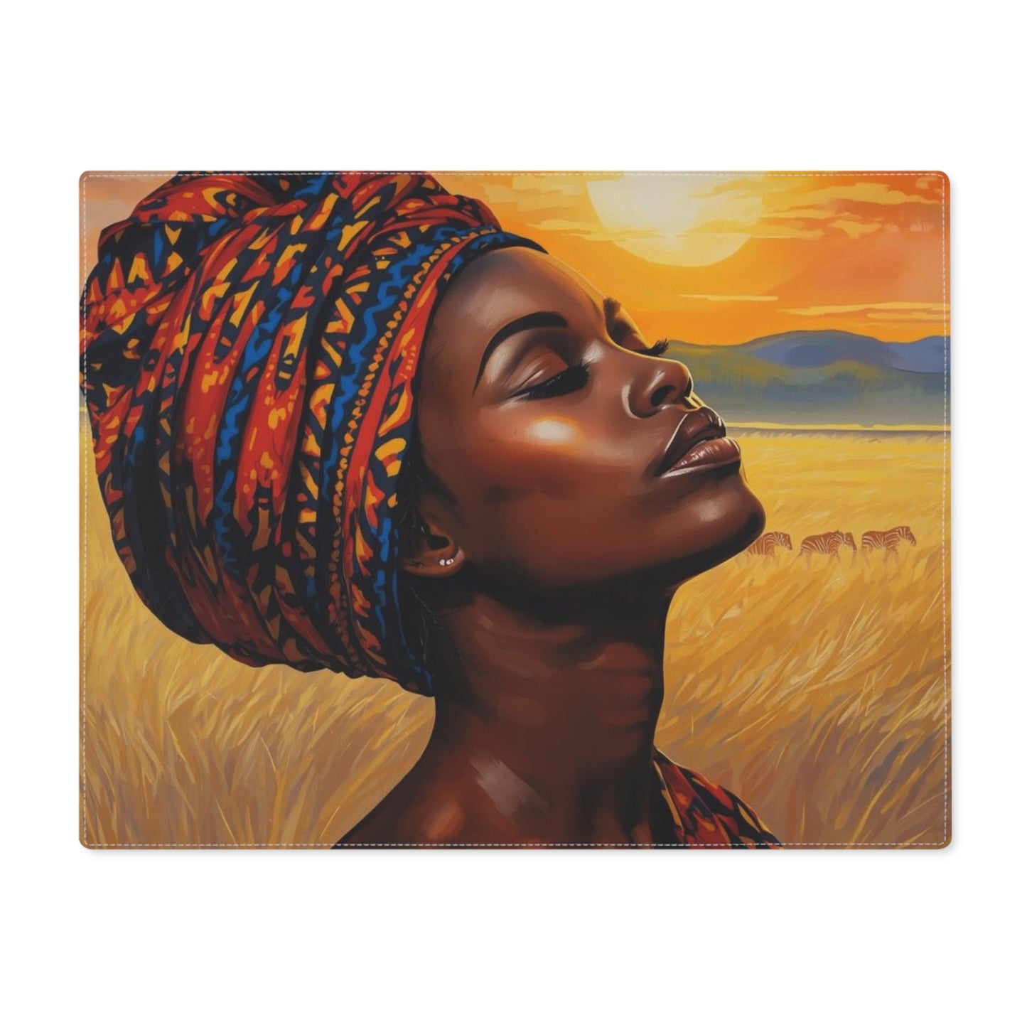 Sunrise in the Serengeti Placemat, 1pc