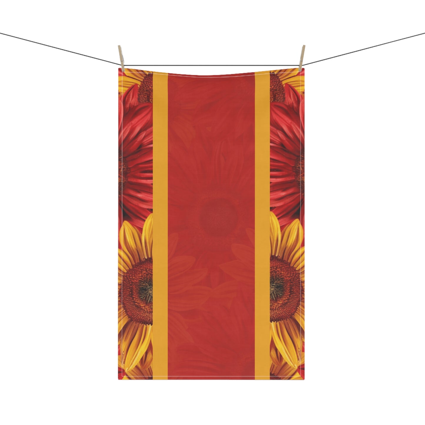 Crimson Gold Tea Towels (cotton, poly)